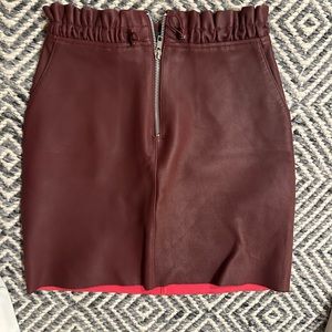 Maje like new size 1 leather skirt